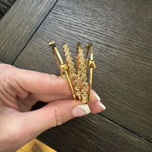 Elegant Gold-Tone Bracelet Set